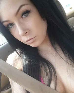 18 year old Alexis Crystal on knees for submissive cock serving action